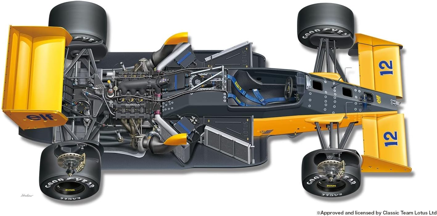 Beemax - 1/12 Lotus 99t 1987 Monaco Gp Winner #12 (1/24) *