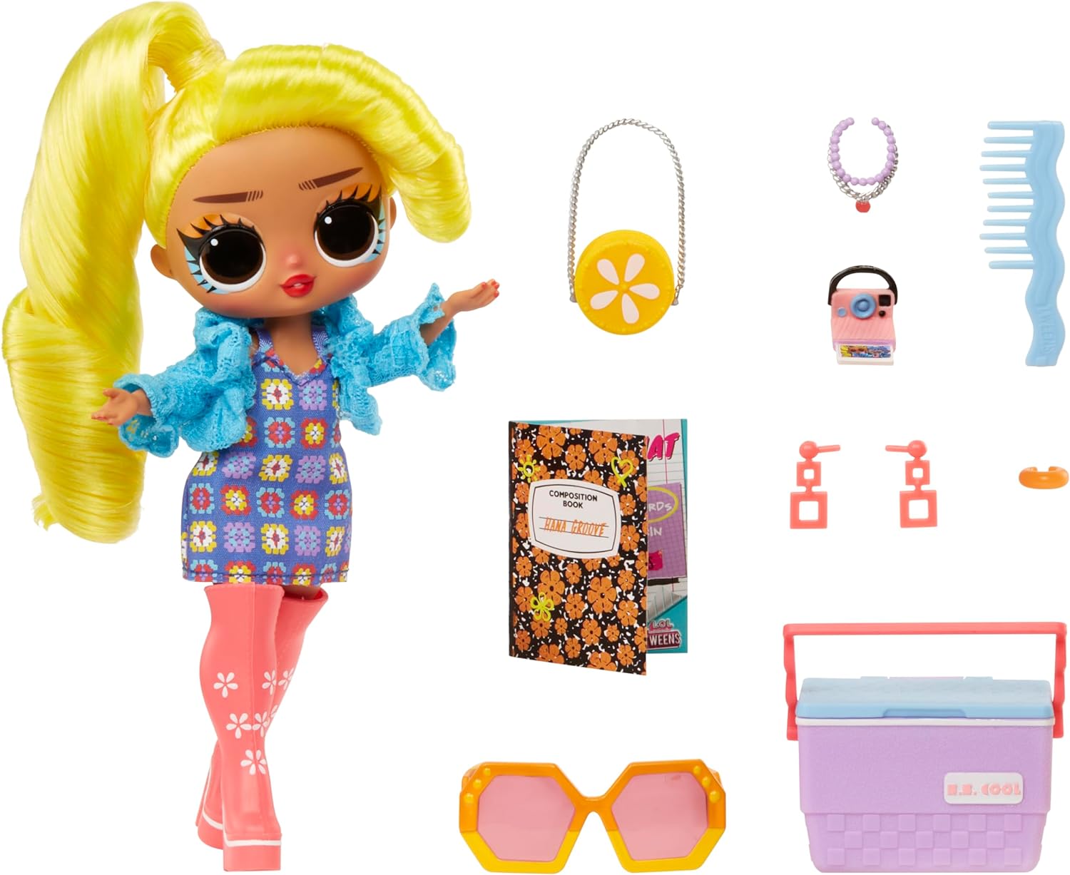 LOL Surprise Tweens - Hana Groove Poupée Mannequin - Avec Plus de 10 Surprises et de Fabuleux Accessoires - Idéal Pour les Enfants de 4 Ans et Plus