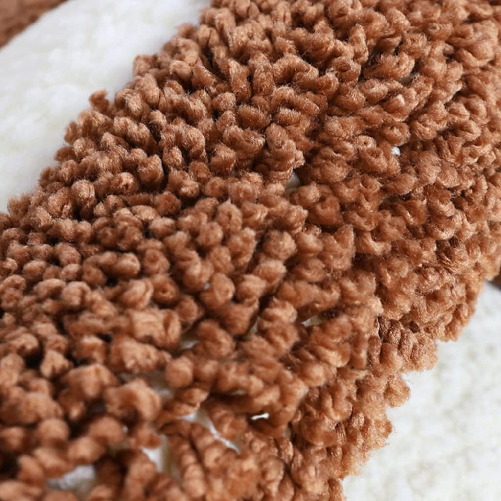 ETHORY Beautiful Creative Rug Cute Soft Plush Furry Shag Area Rug Fibre Fast water absorption Floor Decoration Carpet Mat Bath Kitchen cozy