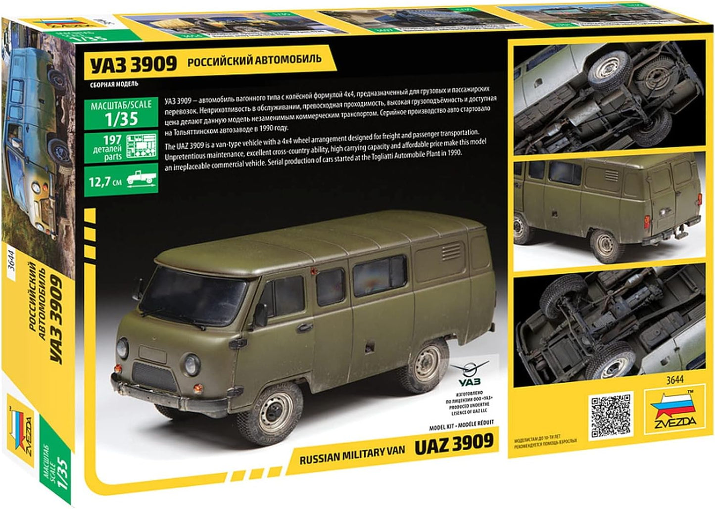 Zvezda 3644 Model Kit, Multi-Colour