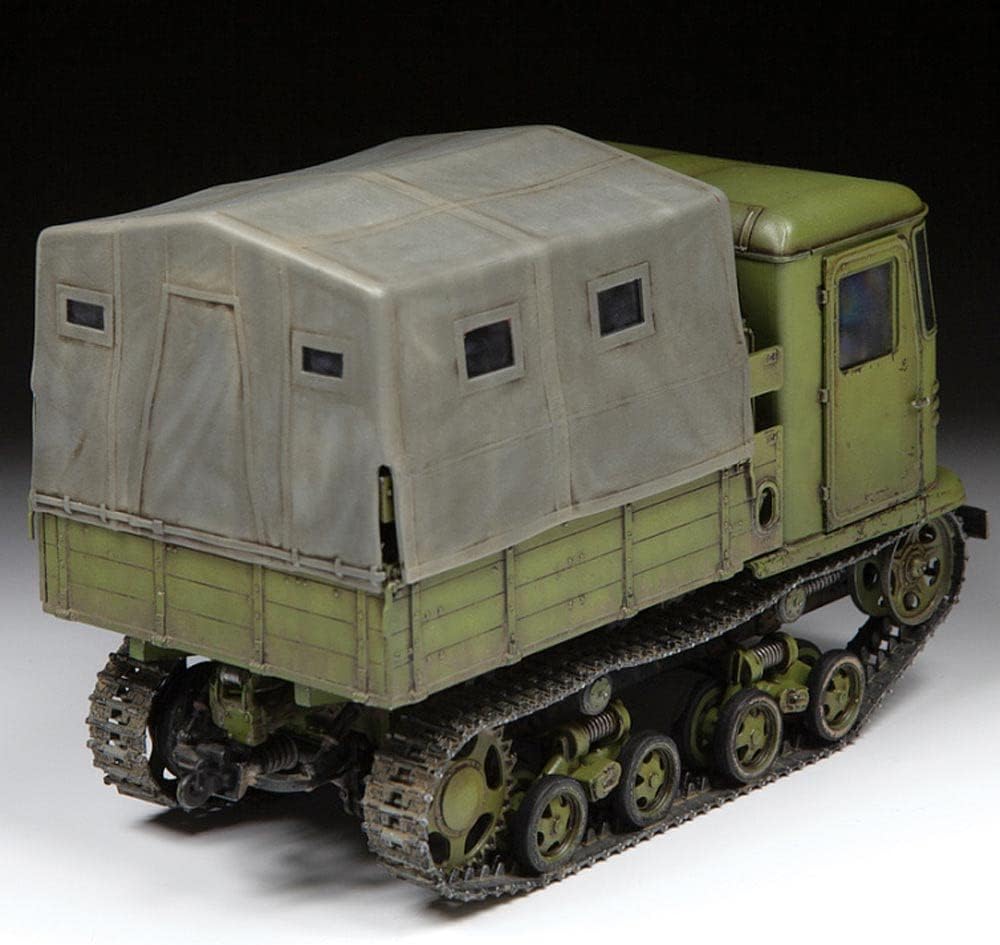 Zvezda 3663 1:35 Sov. STZ-5 Artellery Tractor Model Kit, Plastic Kit, Assembly Kit, Detailed Replica, Unpainted