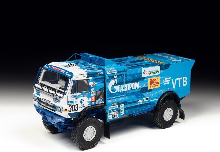 Zvezda Kamaz Rallye Truck, Escala 1/43, Kit de Modelo de plástico 43005, Multicolor (ZS43005