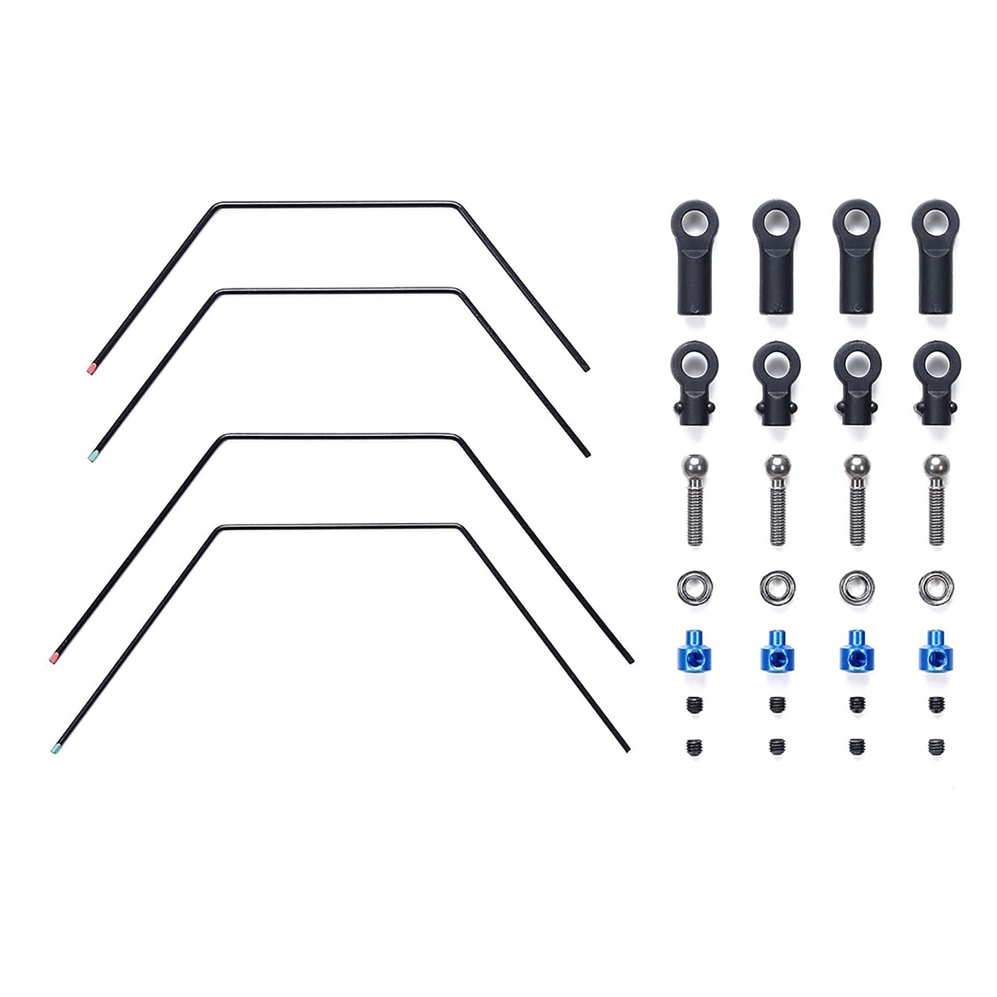 TAMIYA TA08 Stabi-Set Vorn/Hinten (2+2