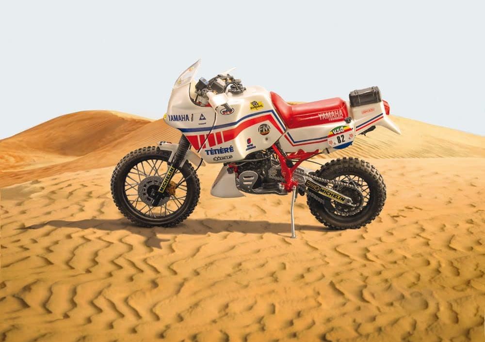 Italeri 4642S 1:9 Yamaha Tenerè 660CC 1986-Replica Fiel, Modeling, Hobby, Glued, Plastic Kit, Assembly, Multicoloured (4642)