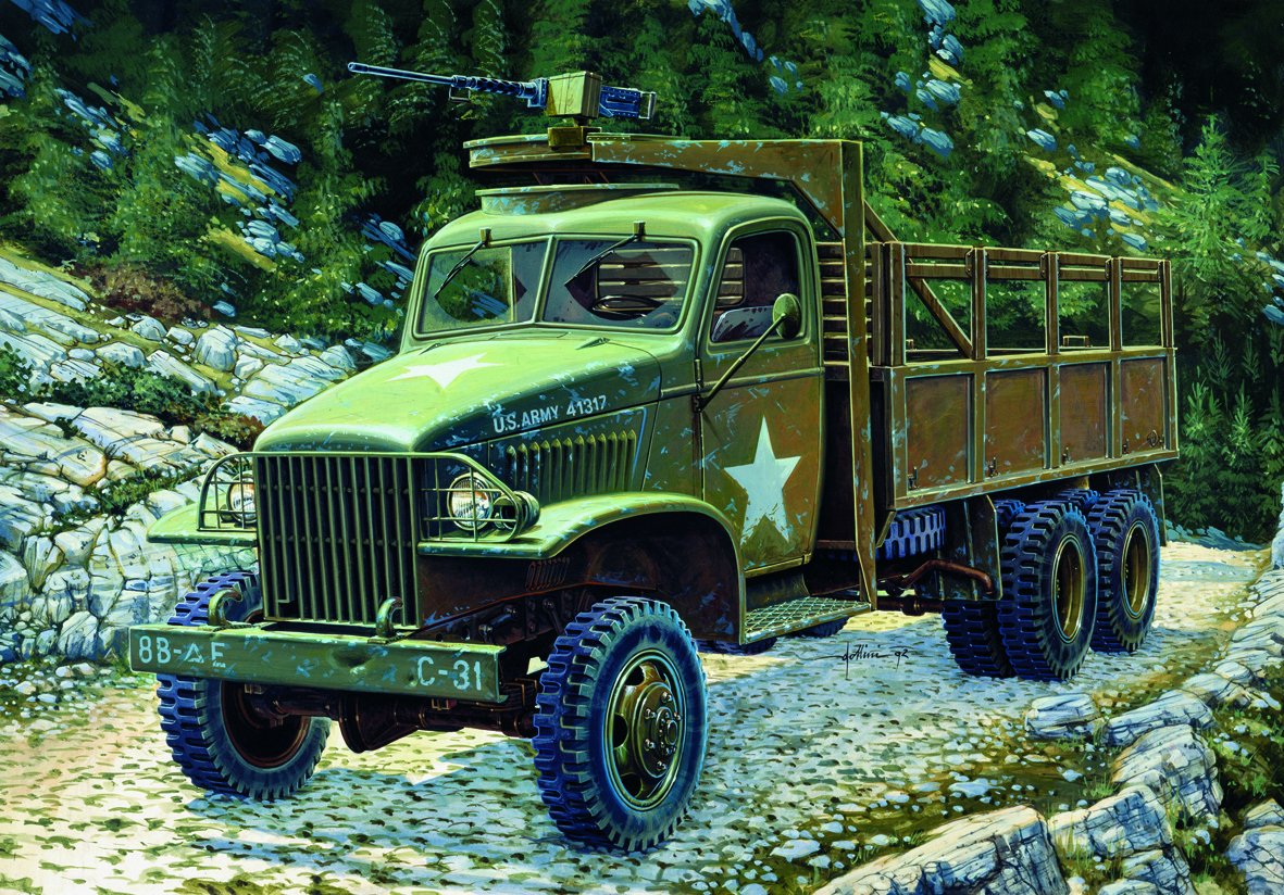 Italeri 510006271 – 1:35 6 x 6 Cargo Truck, 2 1/2 Ton
