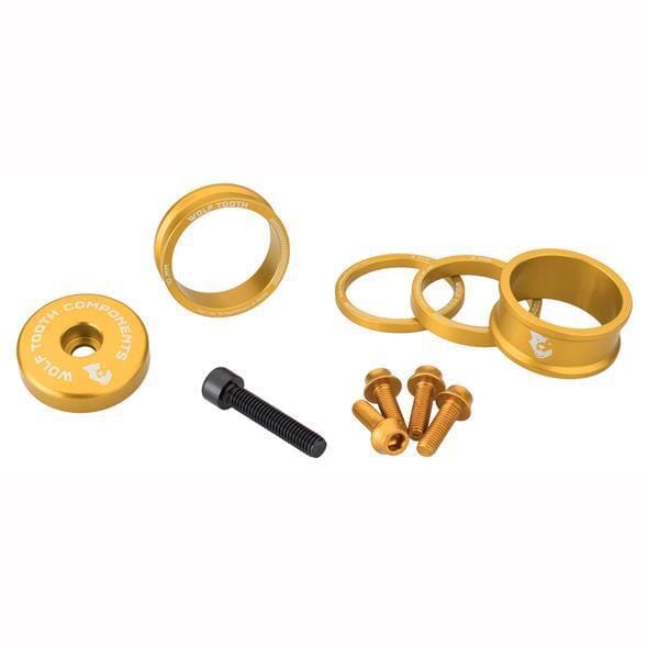 Wolf Tooth Anodised Bling Kit Gold One Size