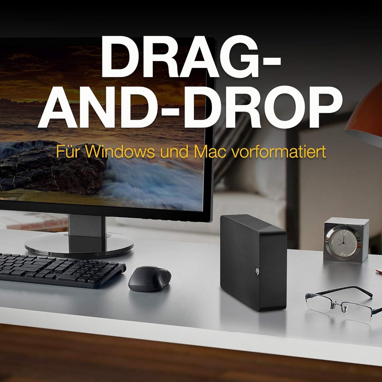 Seagate - Expansion STKP8000400 Desktop External Drive 8TB USB3.0
