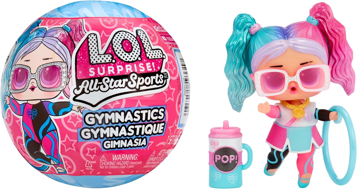 L.O.L. Surprise! All Star Sports - Gymnastics - Gymnastics Theme Collectible Doll & Baby Bundle Surprise - Collectible Dolls with a Baby Theme