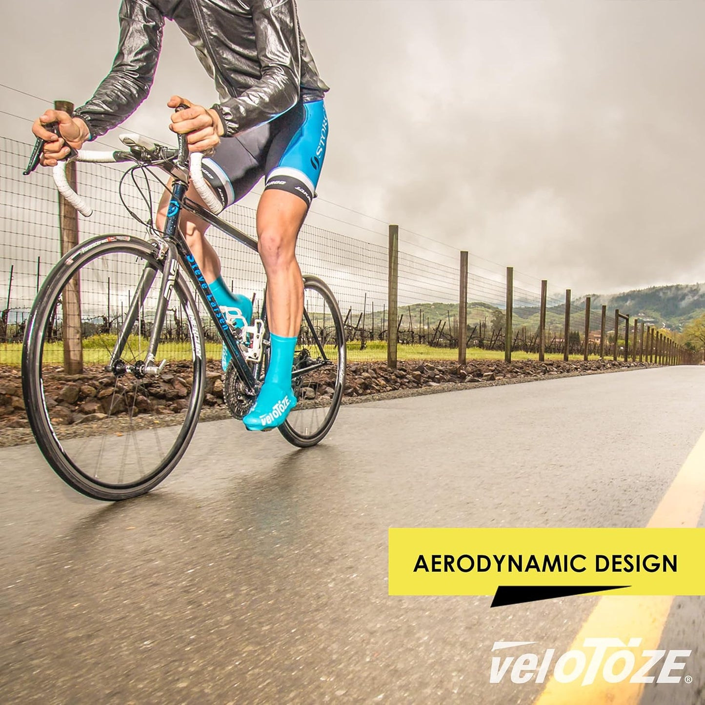 Velotoze Tall Shoe Cover Road 2.0 EU 43-46 S Blue