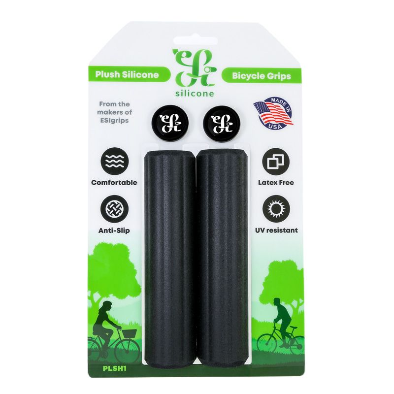 ESI Plush Silicone Bar Grips Black