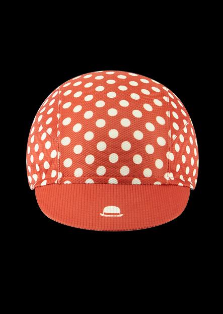 Chapeau! Lightweight Cap Polka Dot Devon Red S/M