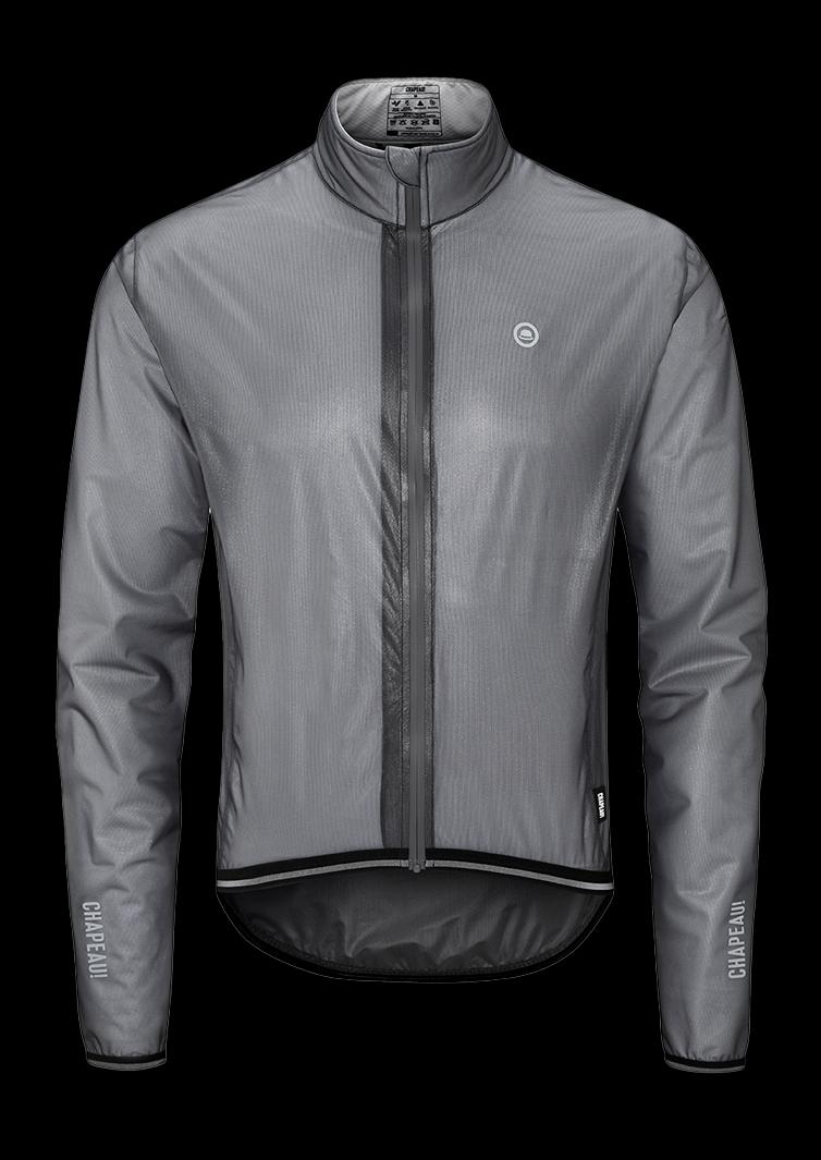 Chapeau! Mens Club Race Jacket Carbon Grey XXL