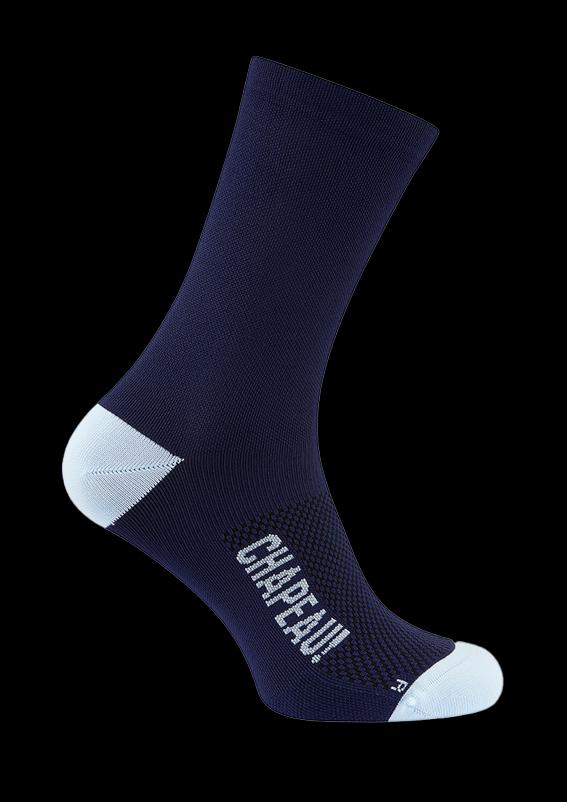 Chapeau! Lightweight Performance Socks, The Marque II, Tall 16cm, Navy, 36-39