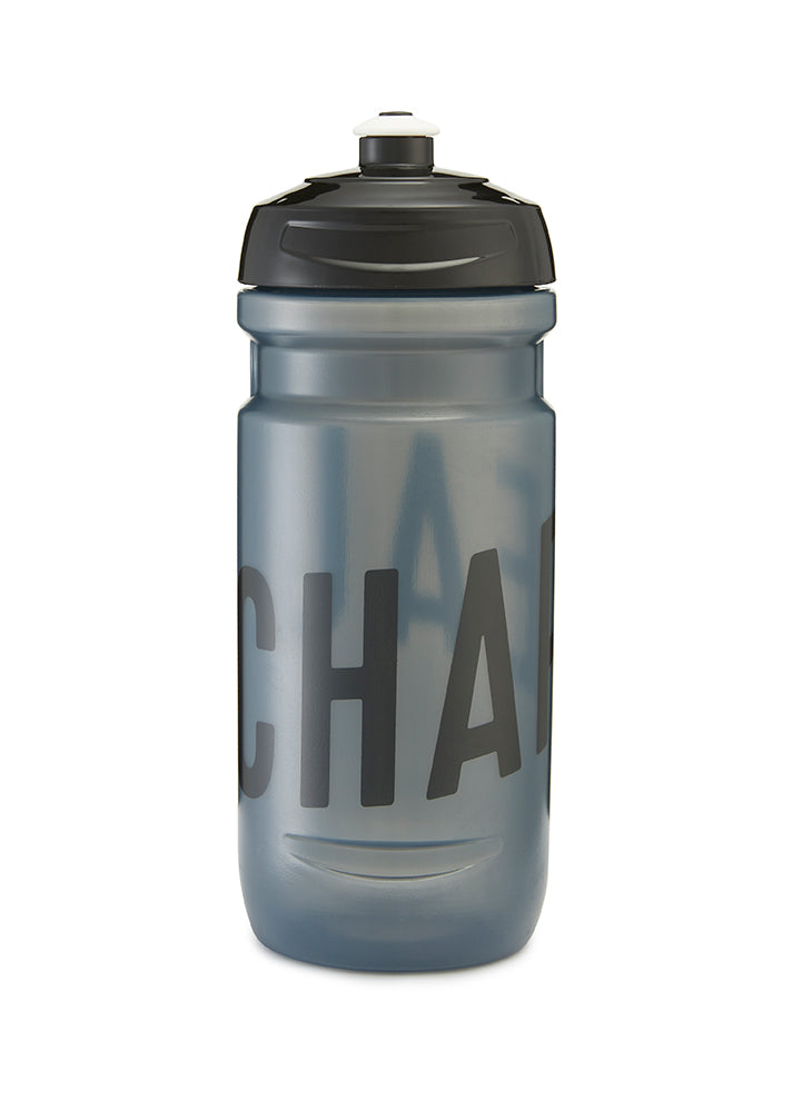 Chapeau! Tempo Biodegradable Water Bottle Wordmark, Smoke, 600ml