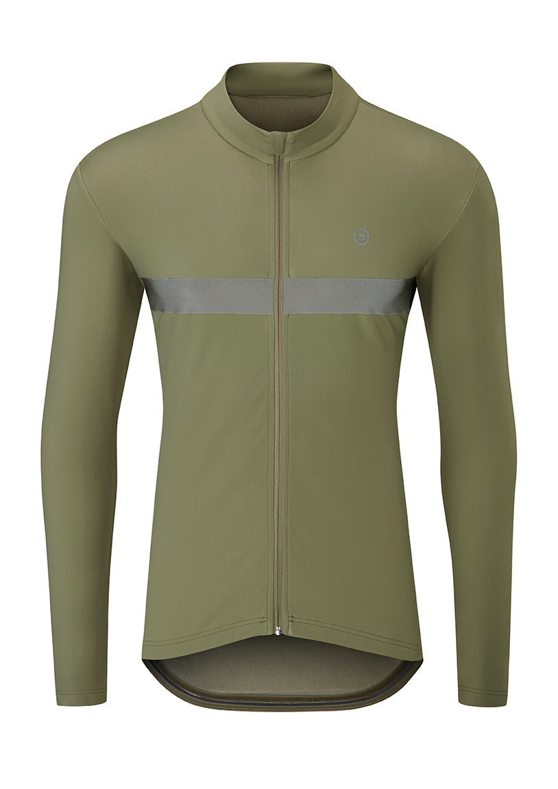 Chapeau! Mens Club Thermal Jersey Khaki Green XL