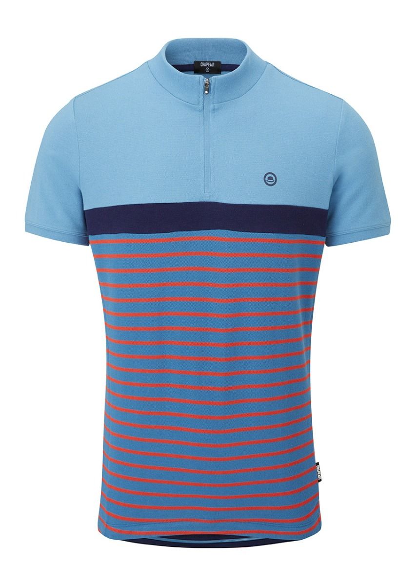 Chapeau! Mens Café Jersey Cotton Pique Cloud Large