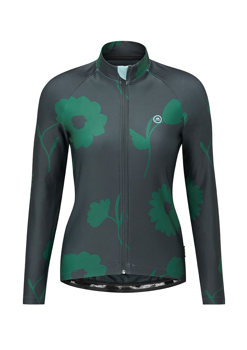 Chapeau! Womens Rosa LS Jersey Pattern Forest Large