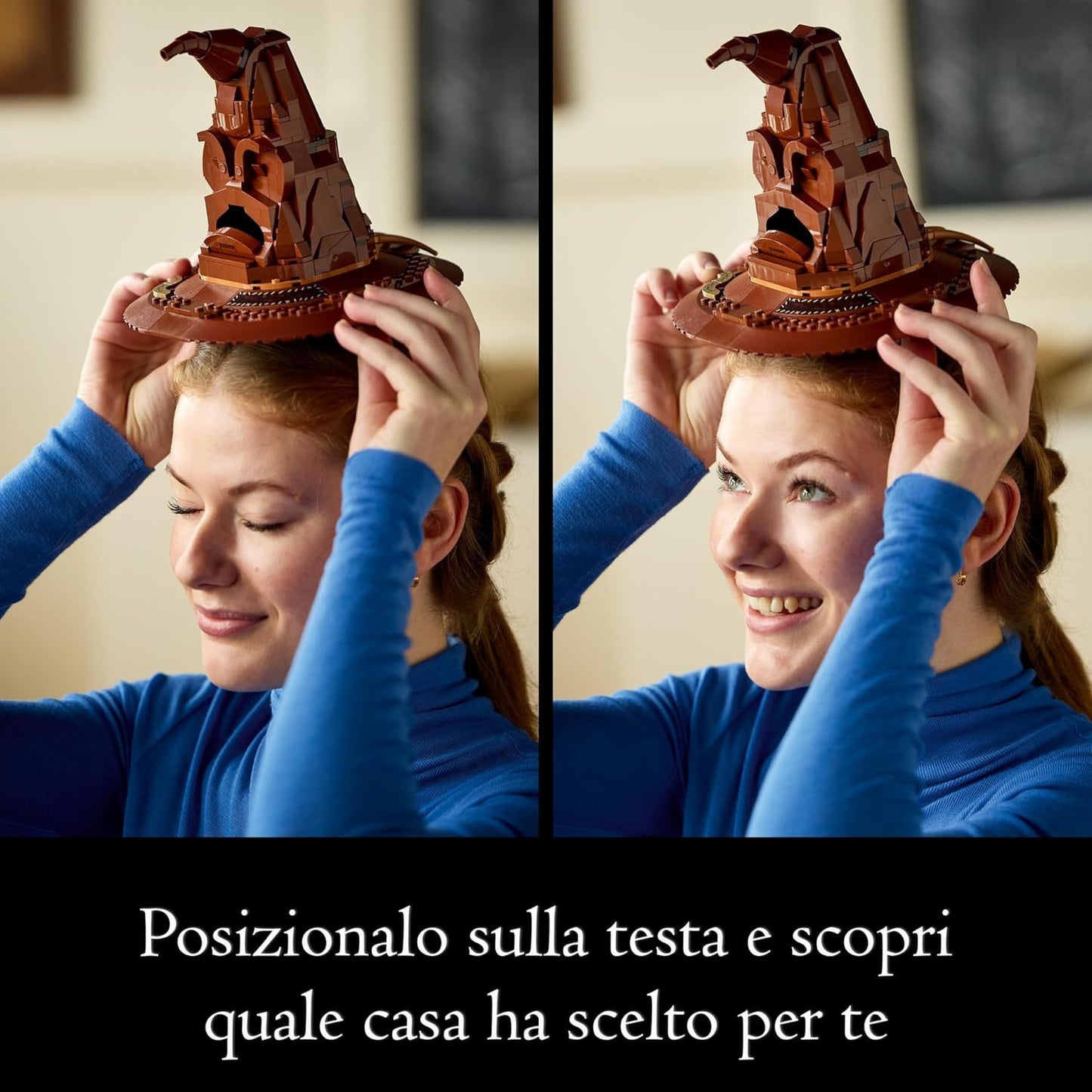 LEGO Harry Potter Talking Sorting Hat Set, Model Kits for Adults to build with 31 Randomised Sounds and a Character Minifigure, Wizarding World Gifts for Men, Women, Him or Her 76429