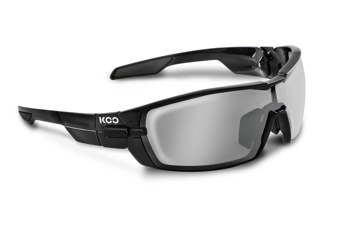 zKoo, Open, Smoke Mirror Lenses, Black, Small