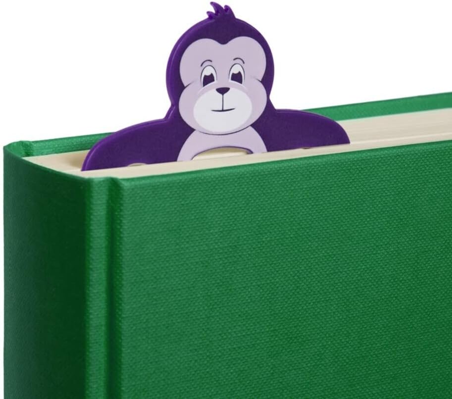 Jungle Bookholder (Affe) | Bücherhalter | Seitenhalter | Lesehilfe | Deutsche Version: Witzige Lesehilfe | Hält dein Buch offen | Federleicht