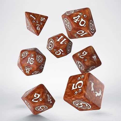 Q-Workshop QWOCAT07 Cats Dice Set: Daisy (7