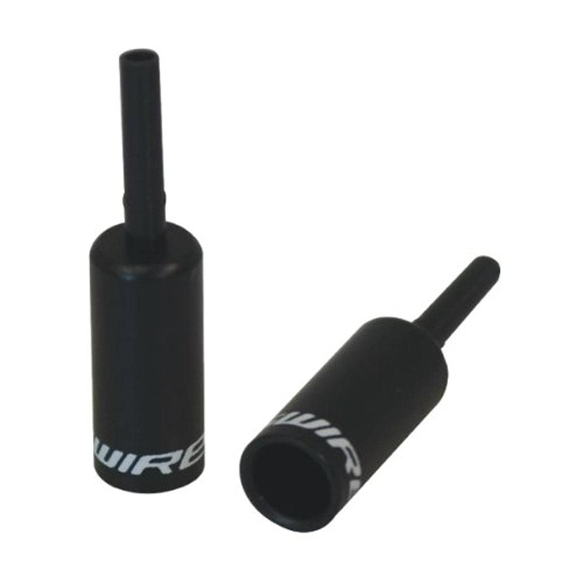 Jagwire JA5154 Endstück Verstärker Bremsen Rückstände aus Aluminium, 50-teilig, schwarz, 5 mm