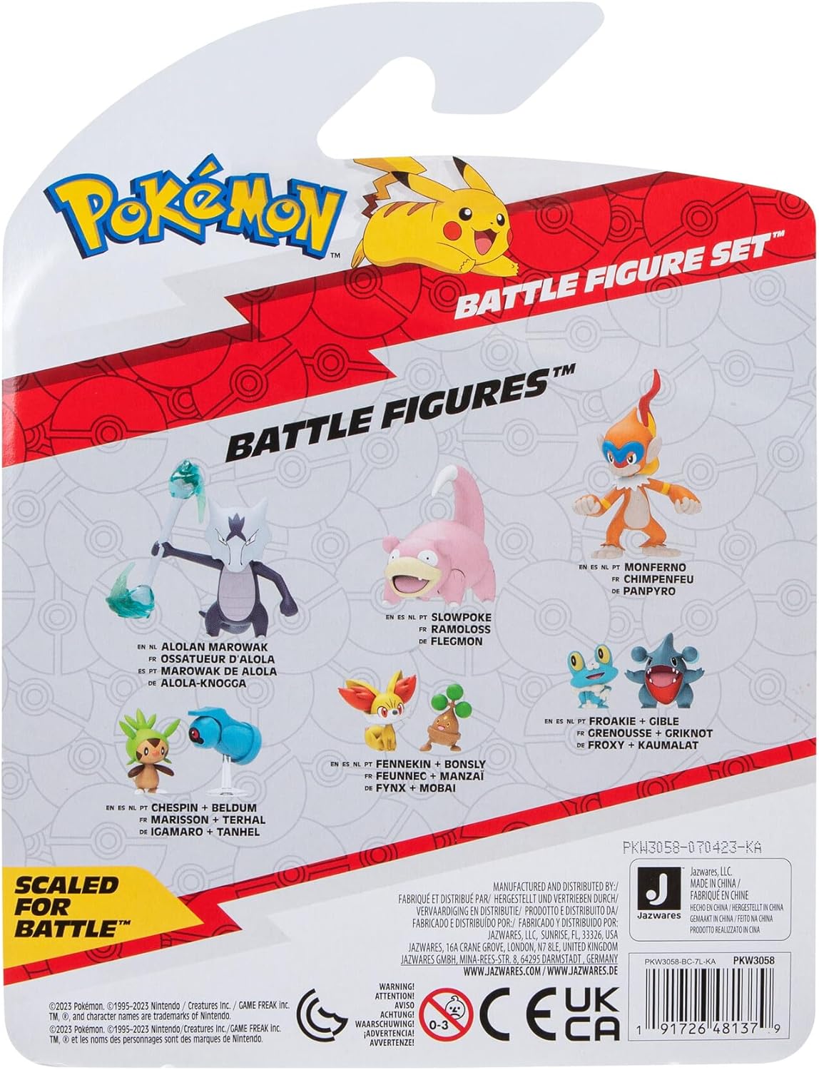 Pokémon PKW3058 Battle Figure Set