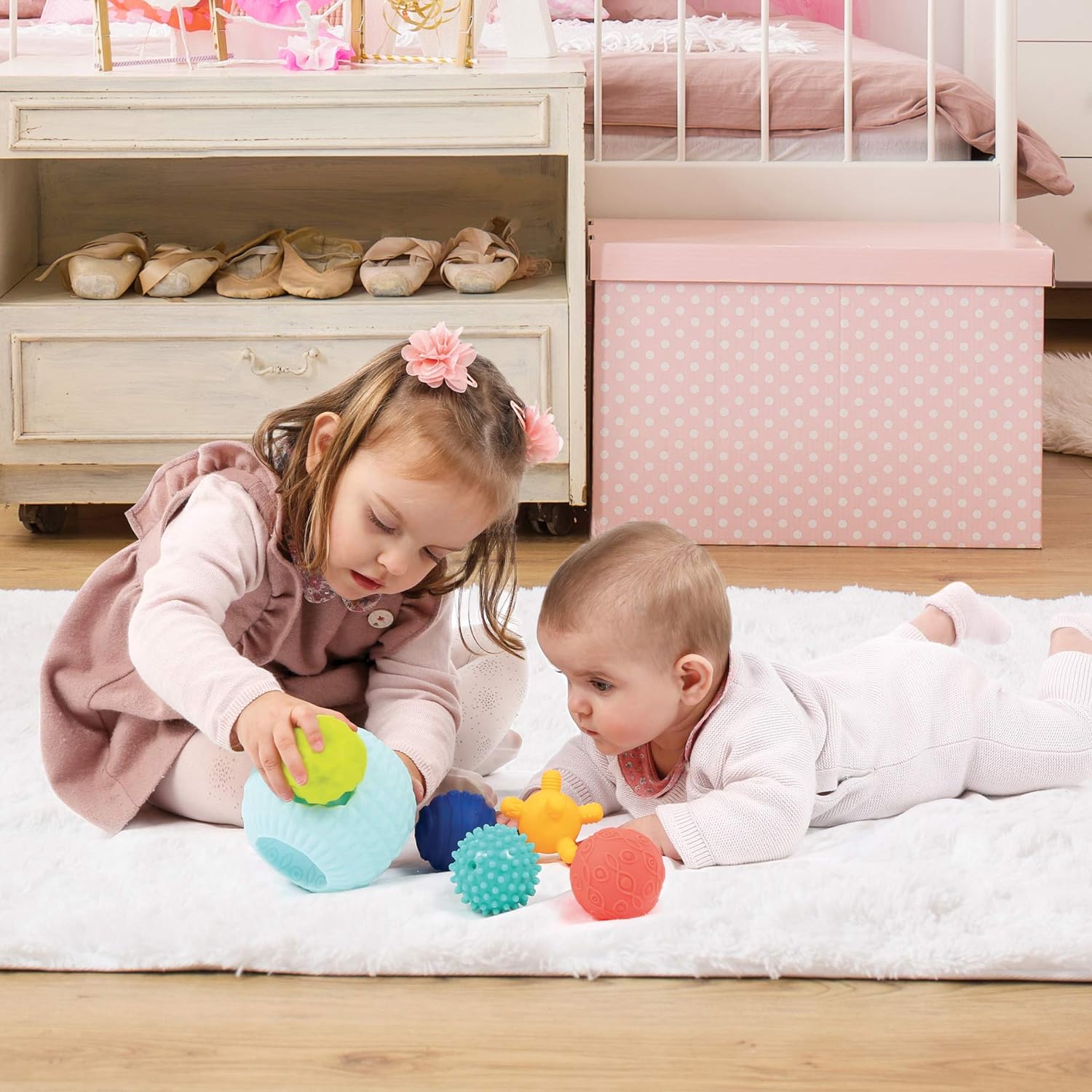 Ludi- Puzzle Pelotas de Juguete, Multicolor (130065