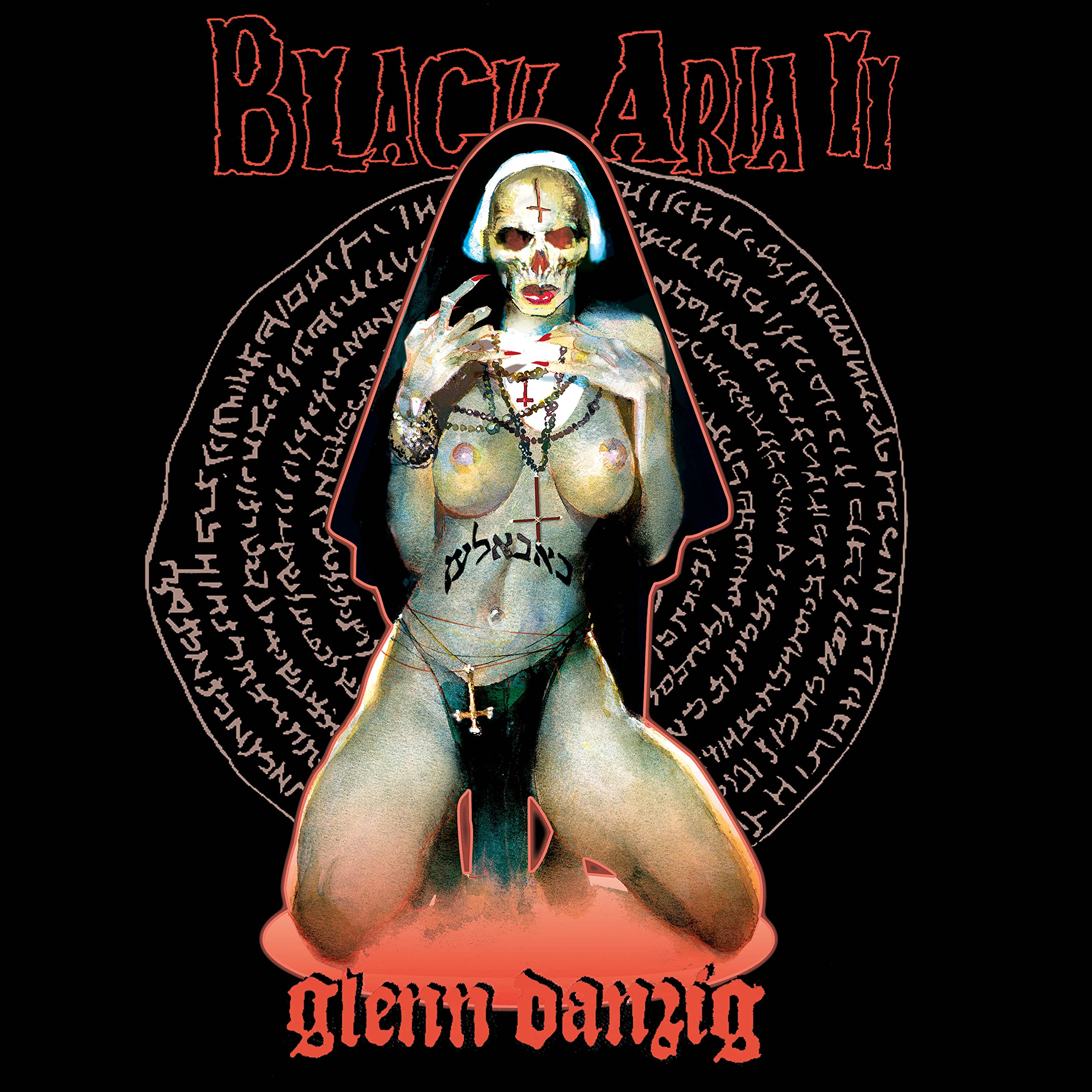 Black Aria Ii (black/red/white Splatter