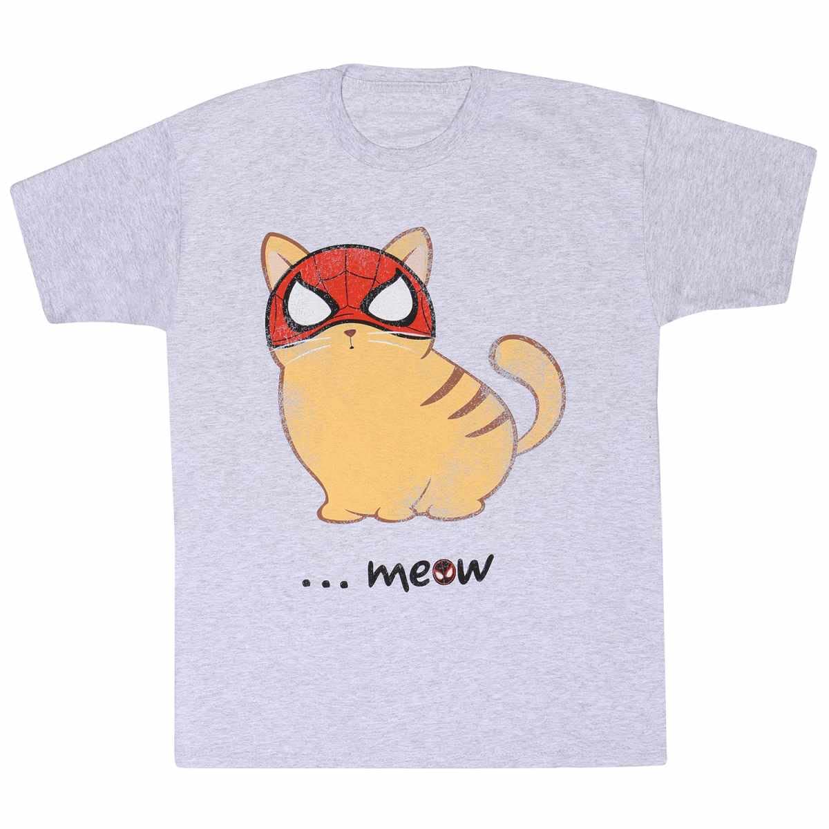 Heroes Inc. Spider-Man Miles Morales Video Game T-Shirt Meow (XL