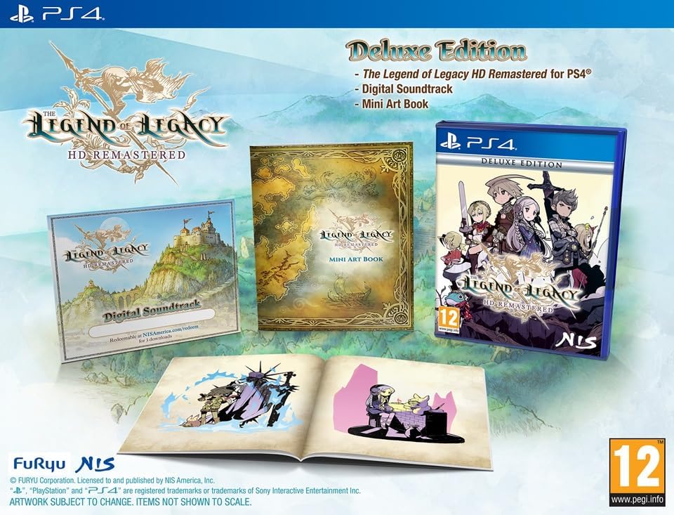 The Legend of Legacy HD Remastered - Deluxe Edition (PS4) PlayStation 4