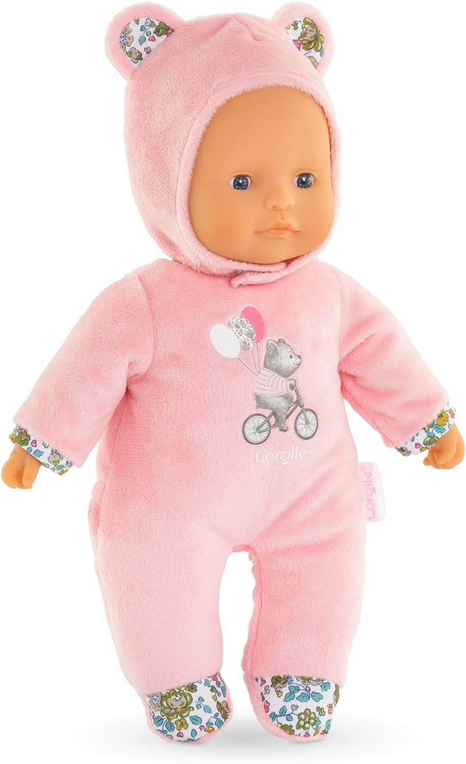 Corolle - Mein Kuscheltier, Pti'Heart, Bär, Rosa, 30 cm, ab 9 Monaten, 9000100700
