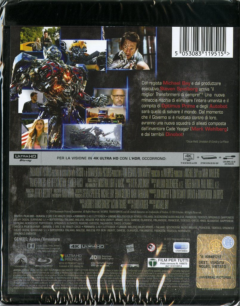 Transformers 4 (4K Ultra-HD+Blu-Ray