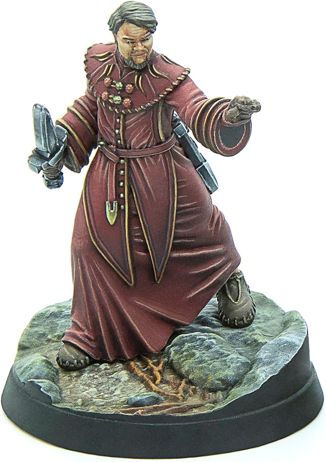 Modiphius Entertainment: The Elder Scrolls: Call to Arms: Dragonborn Heroes - 6 Figures, 32mm Unpainted Resin Miniatures, Officially Licensed