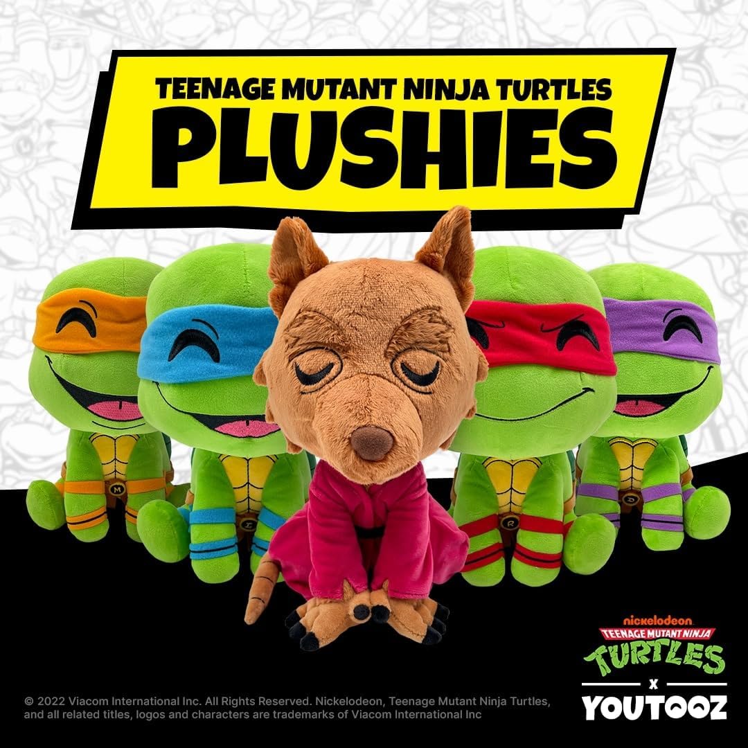 YOUTOOZ Donatello Plush 9 Inch, Soft Stuffed Donatello Plush from Teenage Mutant Ninja Turtles Teenage Mutant Ninja Turtles