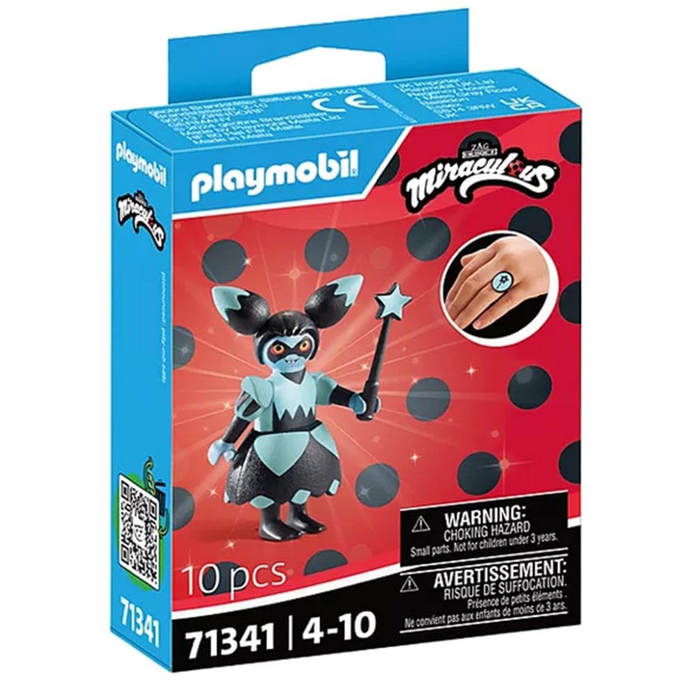Playmobil 71341 Miraculous: Puppeteer, Tales of Ladybug and Cat Noir, collector’s item, gifting toy and fun imaginative role-play, playsets for children ages 4+