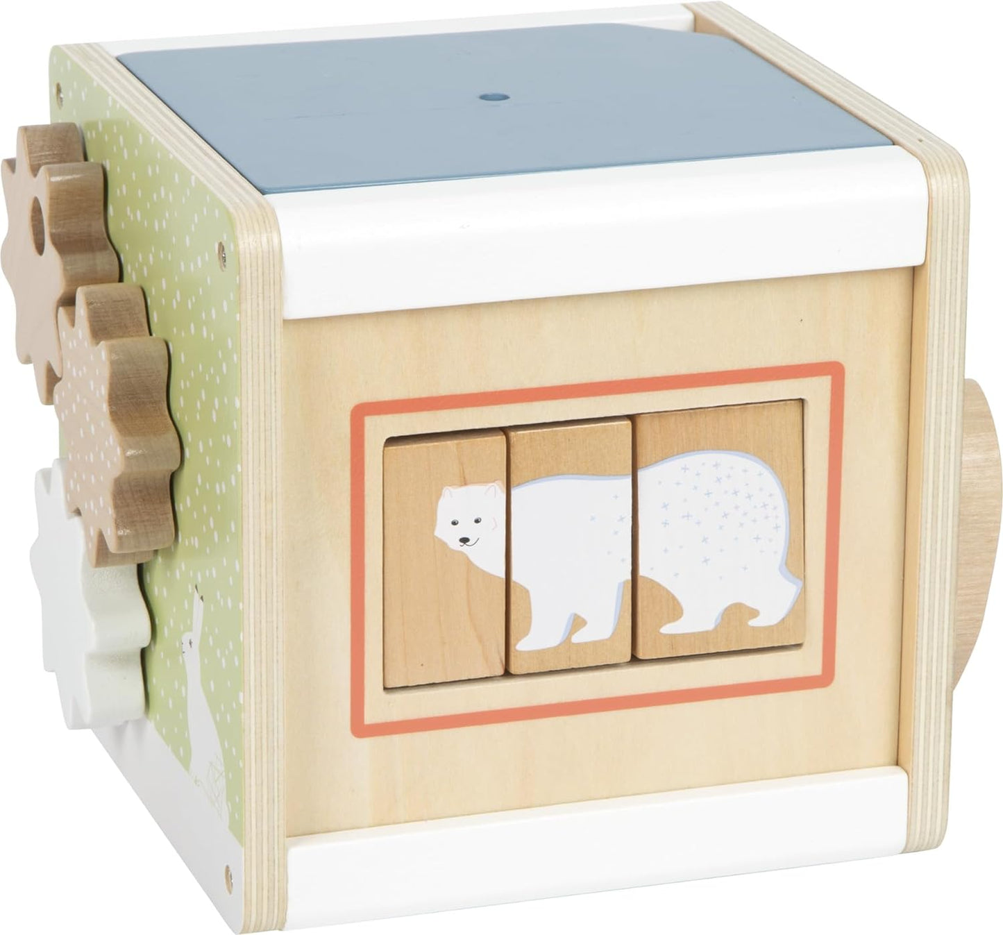 small foot Cube Arctic, FSC 100%-Certified Wood, Motor Activities for Toddlers Aged 12+ mths, 12451