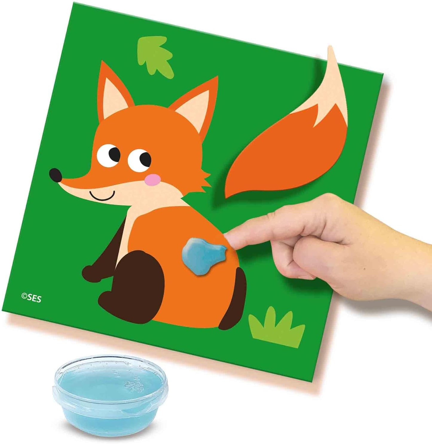 SES Creative 14403 My First-Sticking Animal Tails, Various