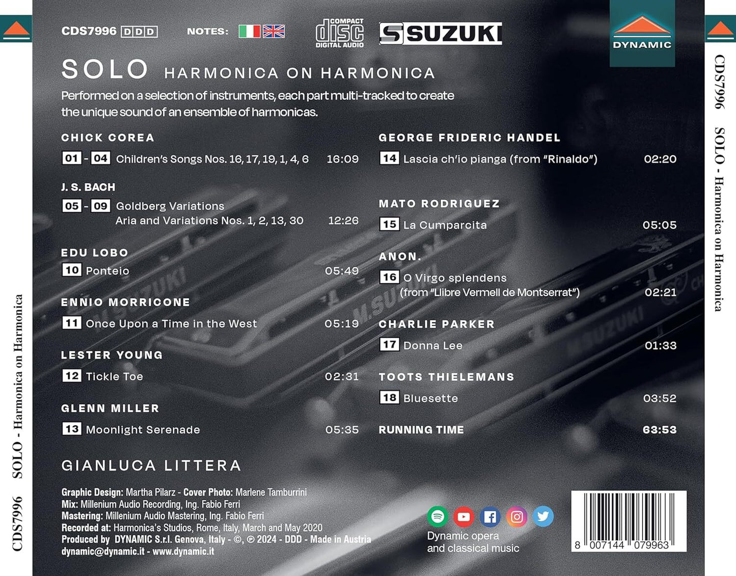 Gianluca Littera: Solo: Harmonica On Harmonica