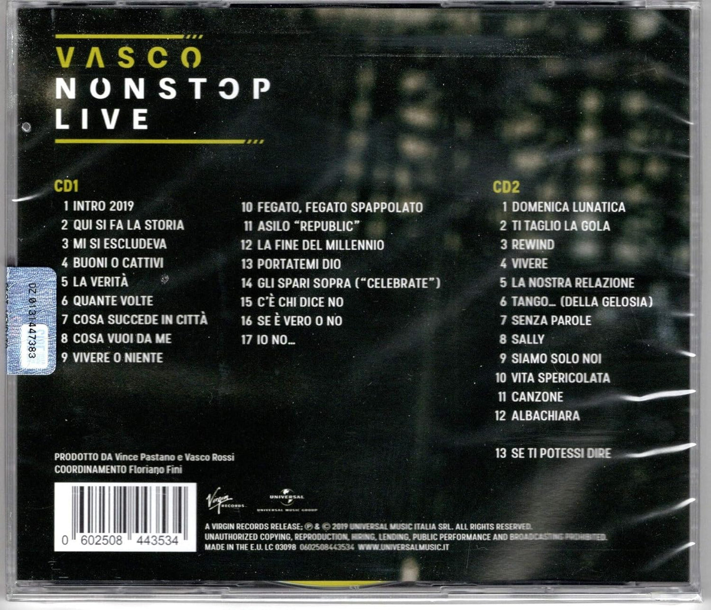 Vasco nonstop live (2 CD