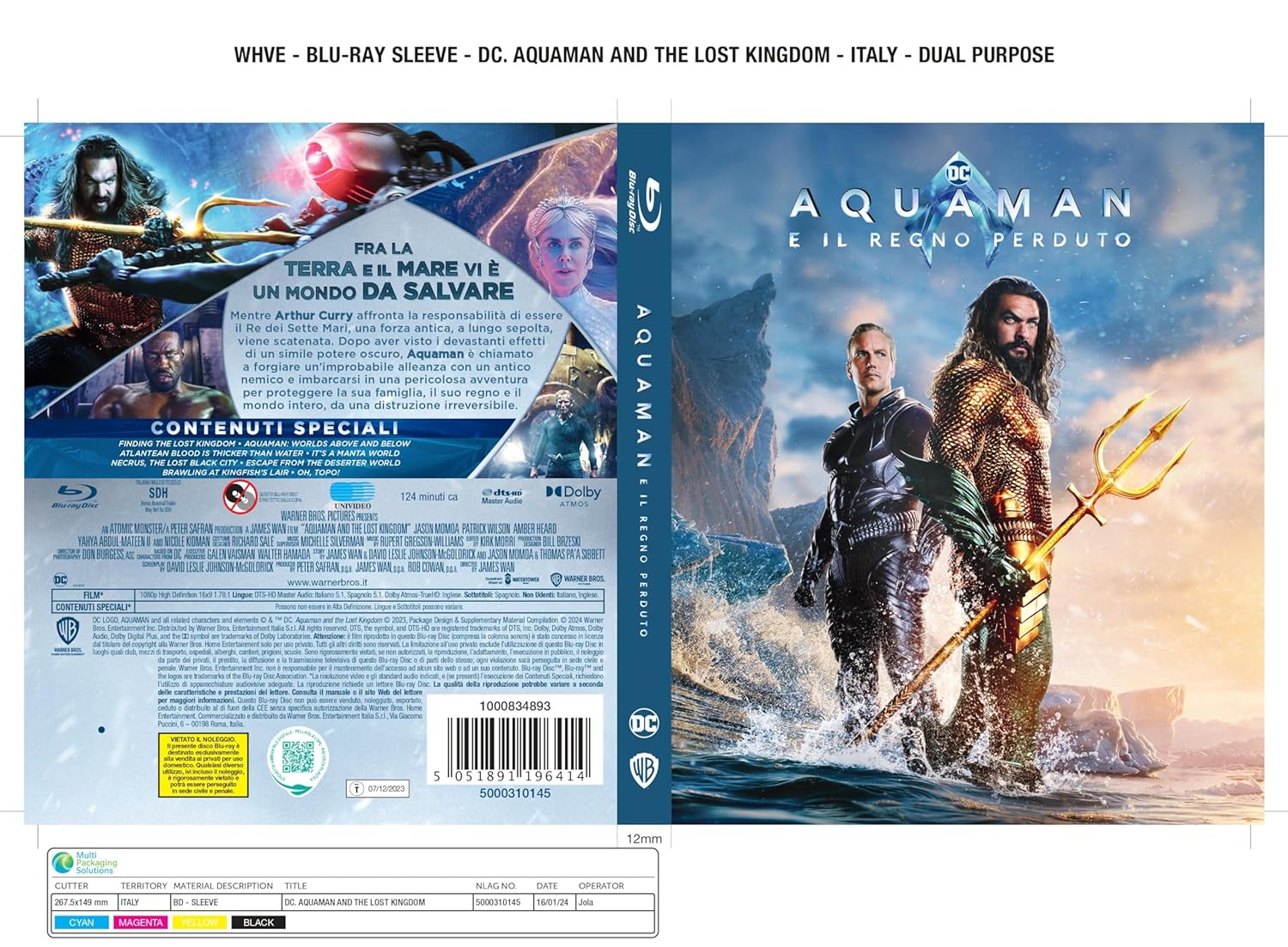 AQUAMAN E IL REGNO PERDUTO (BS