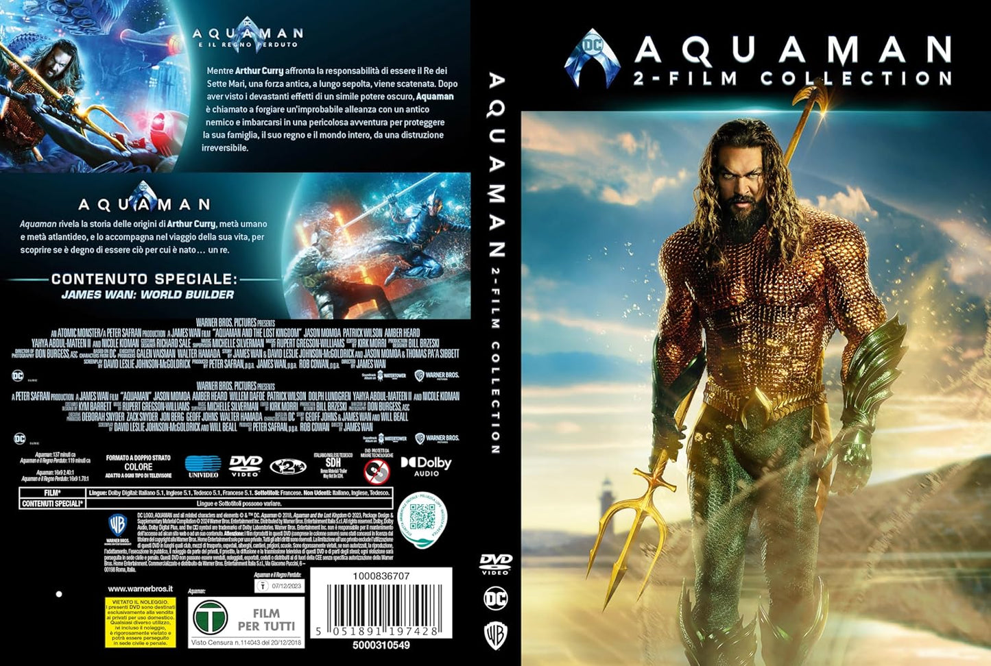 AQUAMAN - 2 FILM COLLECTION (DS)