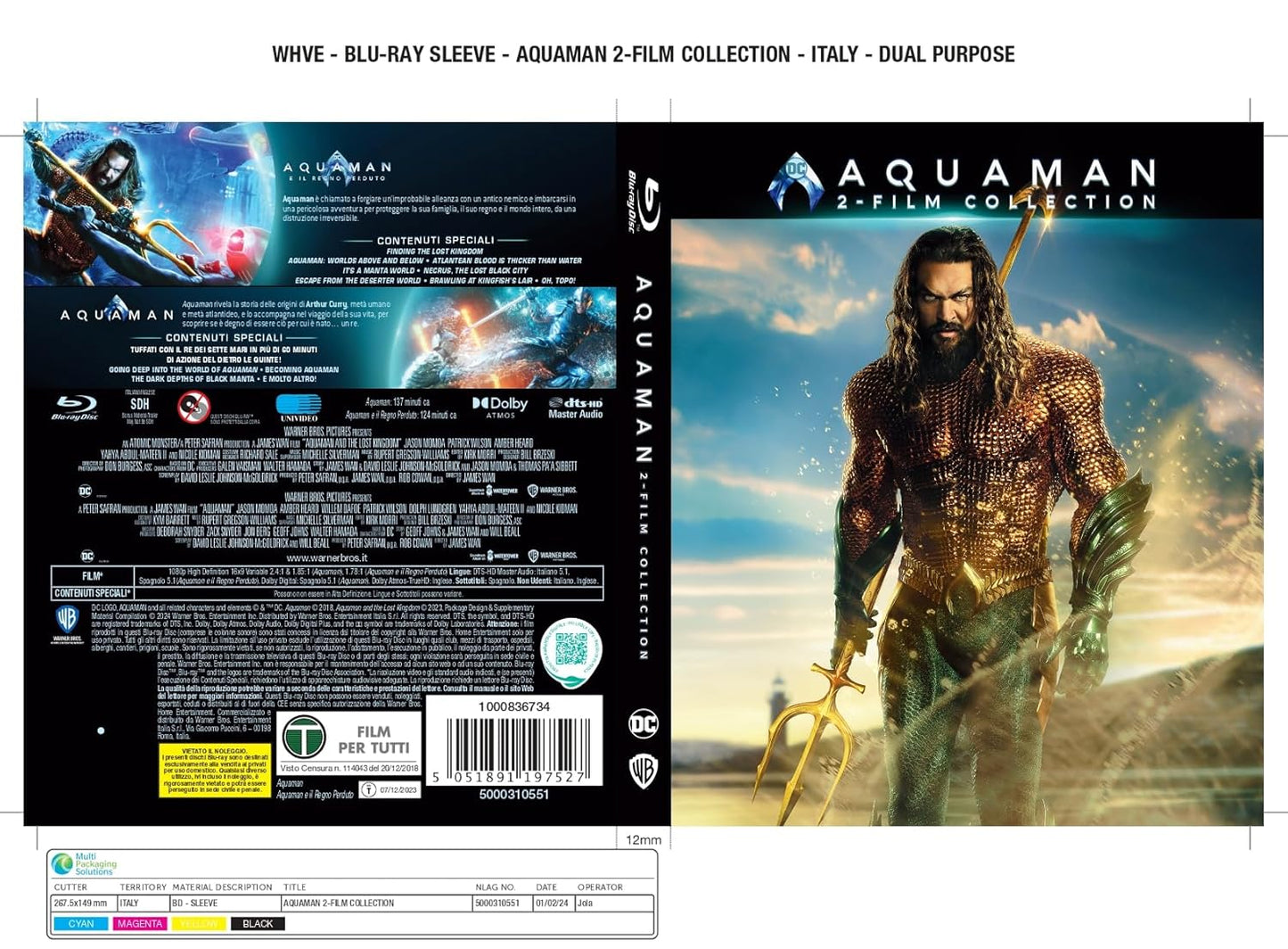 AQUAMAN - 2 FILM COLLECTION (BS)