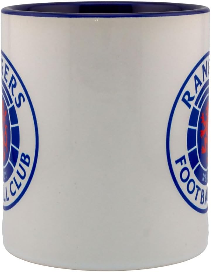 Rangers FC Inner Two Tone Mug (One Size) (White/Navy Blue)