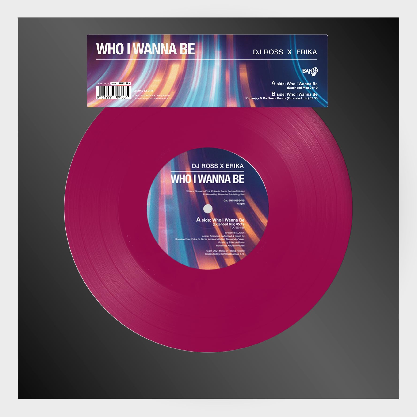 Dj Ross X Erika - Who I Wanna Be (Coloured)