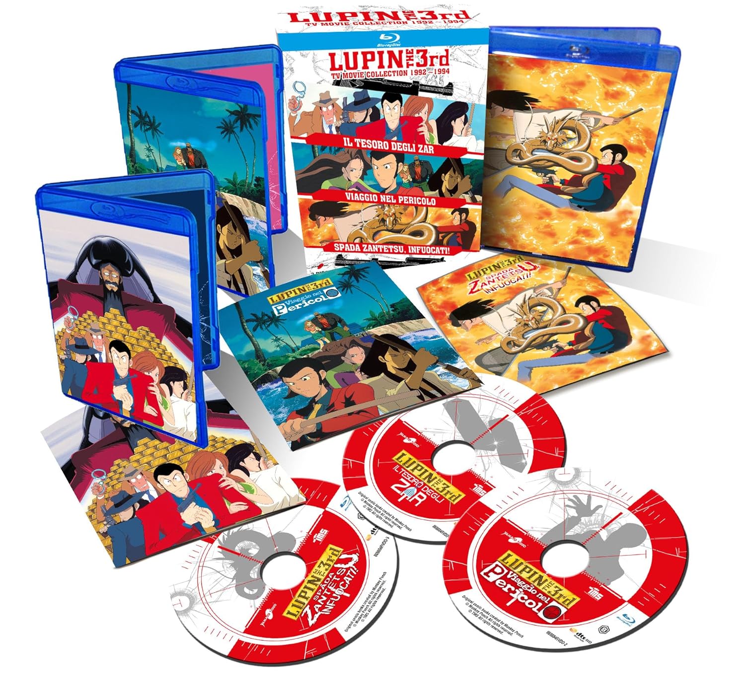 Lupin Iii - Tv Movie Collection ``1992 - 1994`` (Box 3 Br)