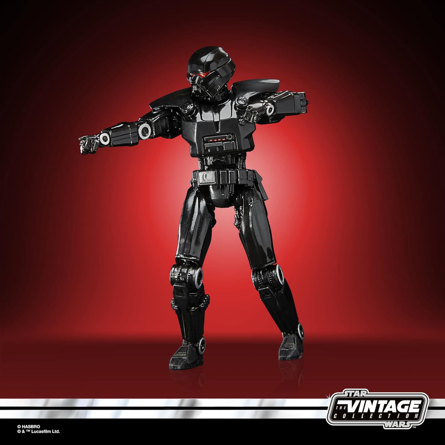 Star Wars The Vintage Collection Dark Trooper Toy, 3.75-Inch-Scale The Mandalorian Action Figure for Kids Ages 4 and Up