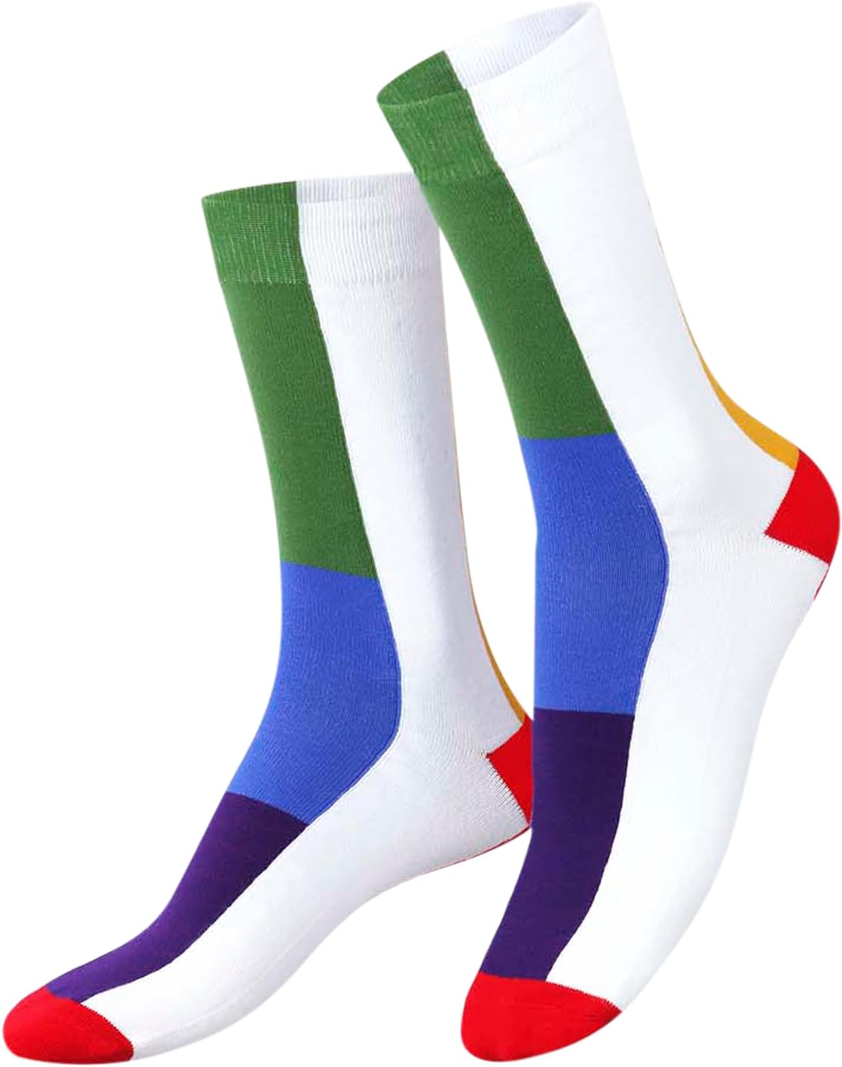 Eat My Socks Originele en grappige sokken, regenboogdesign, hoge sokken, comfort en duurzaamheid, voor dames en heren, maat 36 tot 45-1 paar, Meerkleurig, 36-45 Alto