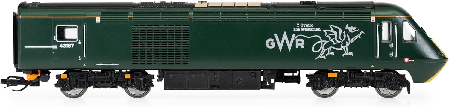 Hornby TT:120 Gauge TT3023TXSM GWR Class 43 HST Digital Train Pack (Sound Fitted) Loco - Diesel for Model Railway Sets