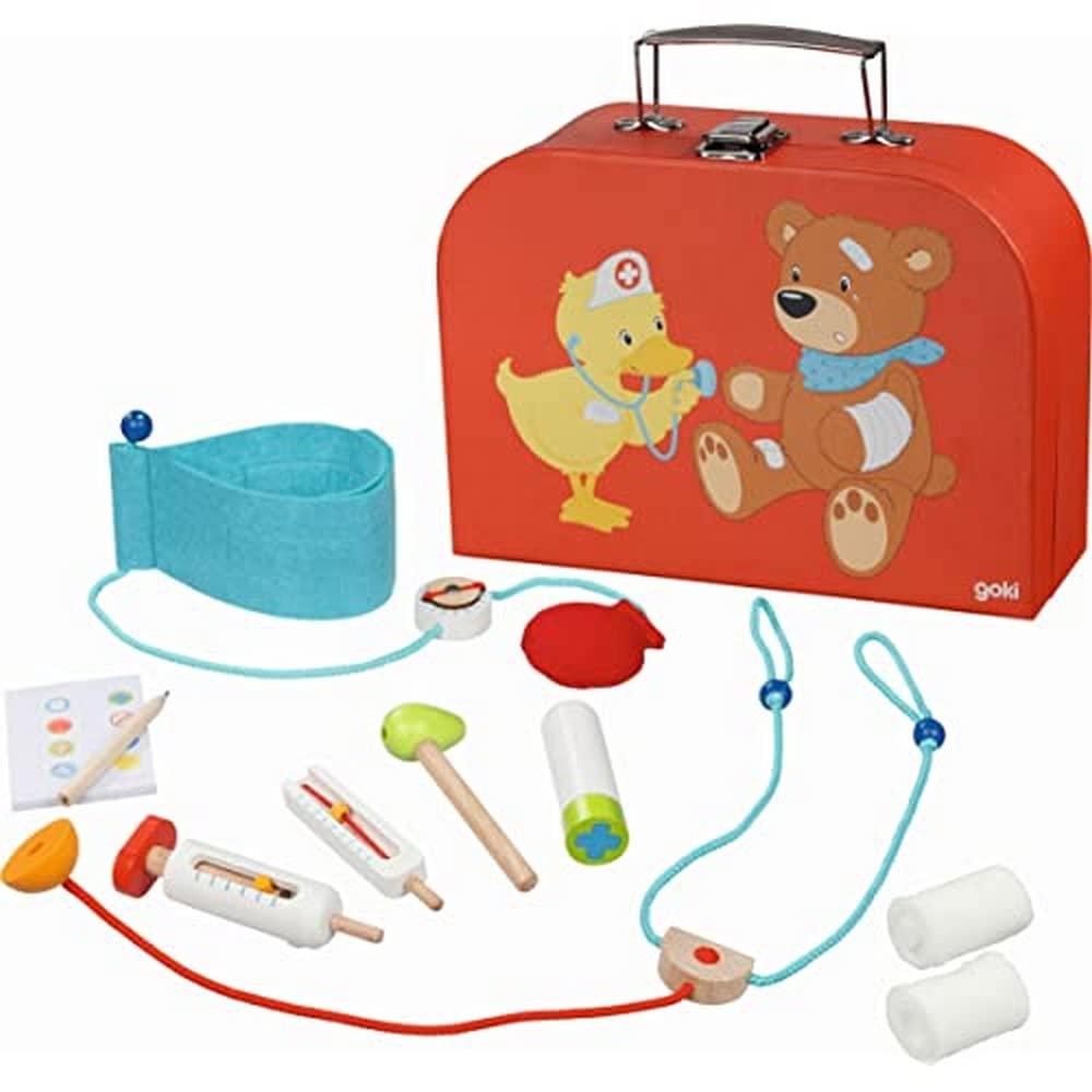 Goki- Maletín de Doctor No Aplica Juegos de médicos, Multicolor (51009